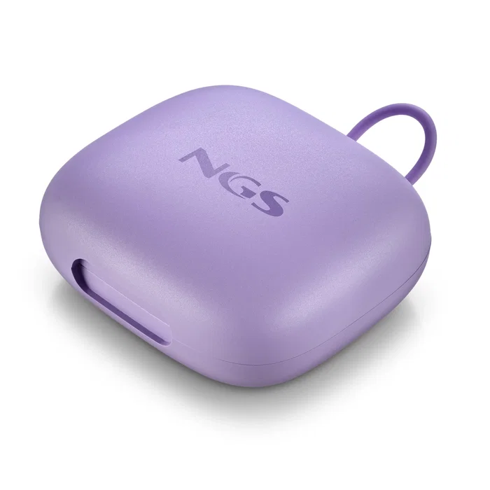 NGS Tapones de silicona NOON Púrpura con funda y 4 almohadillas