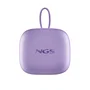 NGS Tapones de silicona NOON Púrpura con funda y 4 almohadillas