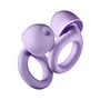 NGS Tapones de silicona NOON Púrpura con funda y 4 almohadillas