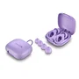 NGS Tapones de silicona NOON Púrpura con funda y 4 almohadillas