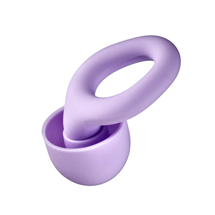 NGS Tapones de silicona NOON Púrpura con funda y 4 almohadillas