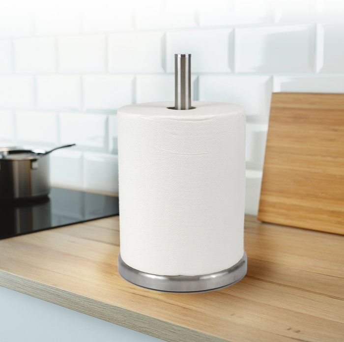 Confortime Portarrollos Esp.Rotolo para Cocina en Acero - 31.3 x 24.1 x 4.6 cm (12 Unidades)