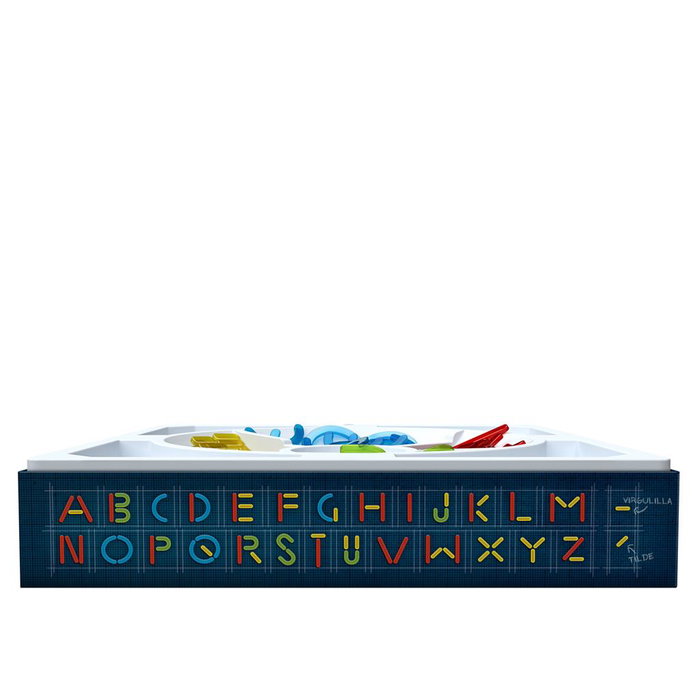 HeidelBar Games Wordsmith - Juego de Mesa Creativo para Construir Letras y Palabras - Edad +10, PEGI 10 - 1 a 4 Jugadores - Duración 30 Min - Idioma: Español