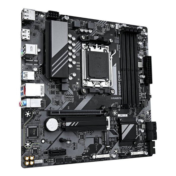 Gigabyte B650M D3HP Placa Base Micro-ATX AM5 para AMD Ryzen 7000/8000/9000 DDR5 PCIe 4.0 M.2 2.5GbE