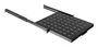 Lanberg AK-1021-B - Bandeja deslizante de rack 19", 1U, color negro, capacidad de carga 35 kg, medidas 445x500 mm