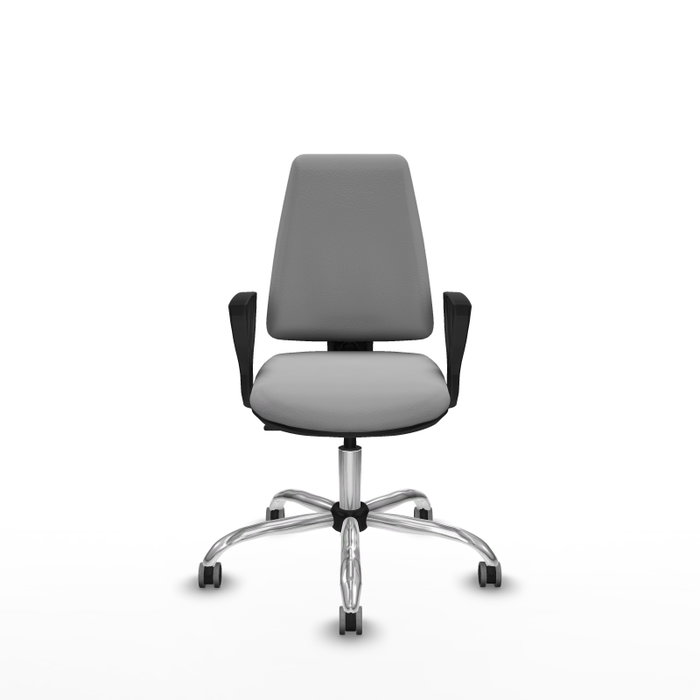 PIQUERAS Y CRESPO Silla de oficina Elche Gris claro con mecanismo Contacto permanente básico PIQUERAS Y CRESPO Silla de oficina Elche Gris claro con mecanismo Contacto permanente básico