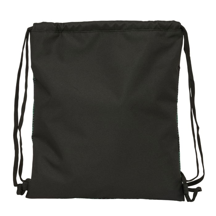 Bolsa Mochila con Cuerdas Kelme Camo Negro Verde 35 x 40 x 1 cm