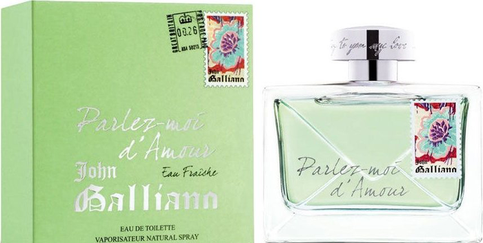 John Galliano Parlez-Moi D'Amour Eau Fraiche Edt 80 mL John Galliano Parlez-Moi D'Amour Eau Fraiche Edt 80 mL