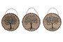 DKD Home Decor Árbol de la Vida Decoración Colgante MDF