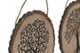 DKD Home Decor Árbol de la Vida Decoración Colgante MDF