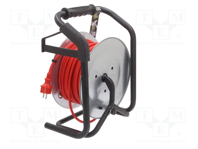 KEL Prolongador de alimentación H05RR-F 3G1,5mm2 40m Rojo