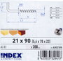 Alcayatas de rosca 21x90 5.23 Ø Zinc 44060