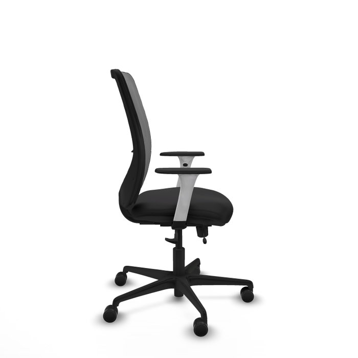 PIQUERAS Y CRESPO Silla de oficina Zulema con mecanismo Sincro/Traslack, Malla Gris y Similpiel Negro PIQUERAS Y CRESPO Silla de oficina Zulema con mecanismo Sincro/Traslack, Malla Gris y Similpiel Negro