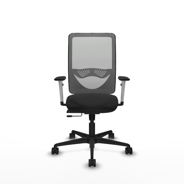 PIQUERAS Y CRESPO Silla de oficina Zulema con mecanismo Sincro/Traslack, Malla Gris y Similpiel Negro PIQUERAS Y CRESPO Silla de oficina Zulema con mecanismo Sincro/Traslack, Malla Gris y Similpiel Negro