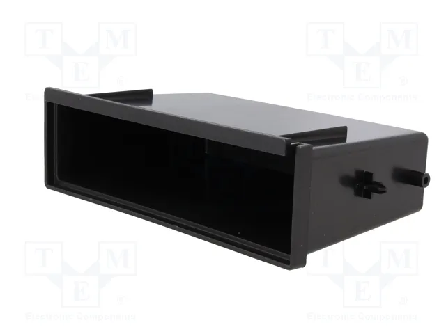 ACV Caseta de radio negra para parillas 2 DIN