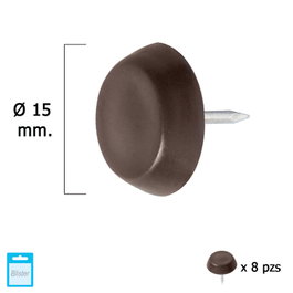 MAURER Deslizante Pequeño Marrón Ø15 (Blister 8 Unidades)