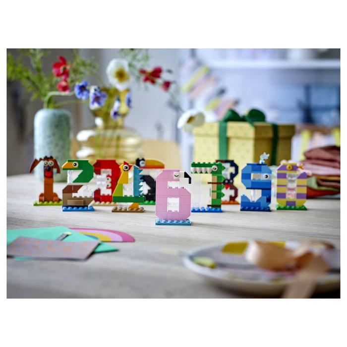 LEGO 40807 Números de Cumpleaños - Adornos de animales para tartas LEGO 40807 Números de Cumpleaños - Adornos de animales para tartas