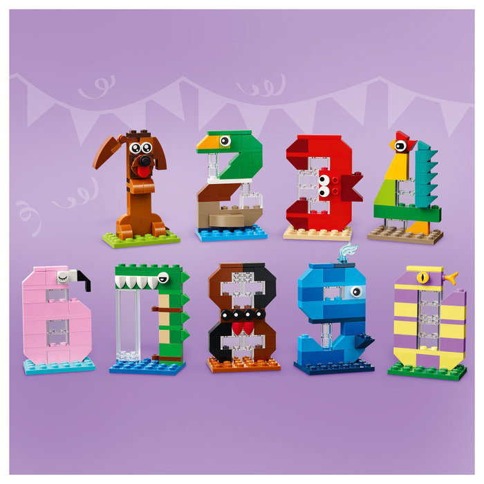 LEGO 40807 Números de Cumpleaños - Adornos de animales para tartas LEGO 40807 Números de Cumpleaños - Adornos de animales para tartas