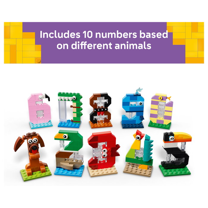 LEGO 40807 Números de Cumpleaños - Adornos de animales para tartas LEGO 40807 Números de Cumpleaños - Adornos de animales para tartas