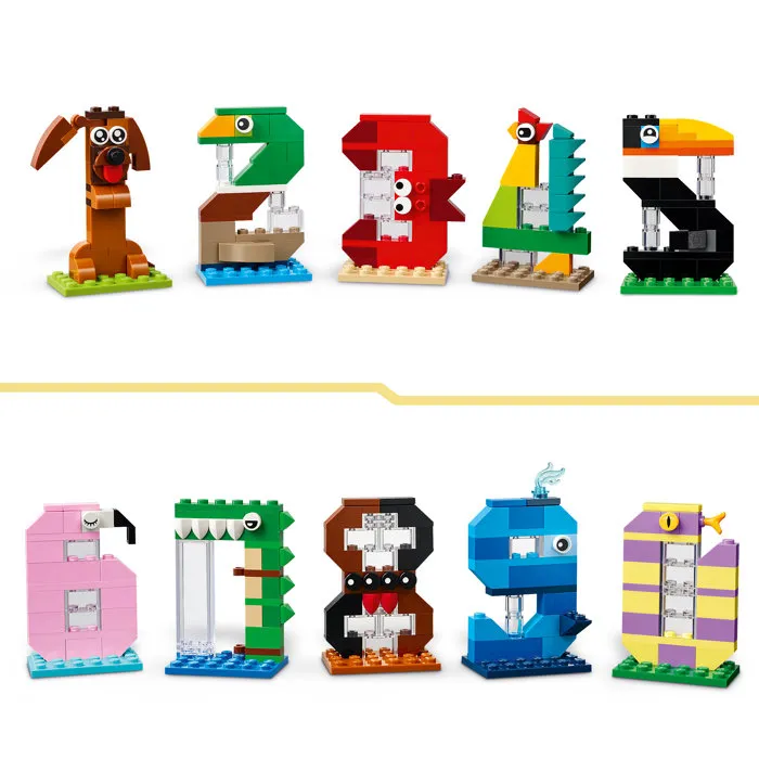 Lego 40807 Números de Cumpleaños - Adornos de animales para tartas - Decoración