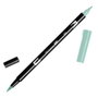 Tombow ABT-291 Rotulador de Doble Punta Pincel y Fina, Azul Claro