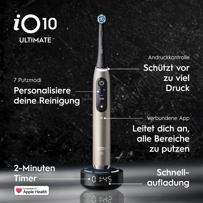 Oral-B iO Series 10 Lunar Gold Special Edition Black Oral-B iO Series 10 Lunar Gold Special Edition Black