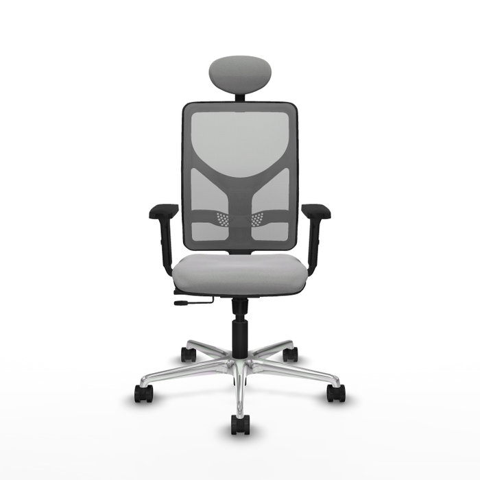 PIQUERAS Y CRESPO Silla de oficina Motilla Gris con mecanismo Sincro/Traslack