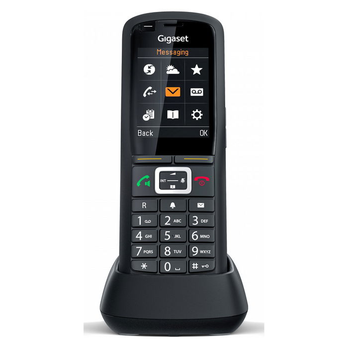 Gigaset R700H protect PRO Teléfono DECT Inalámbrico IP65 Resistente a Golpes y Agua Negro