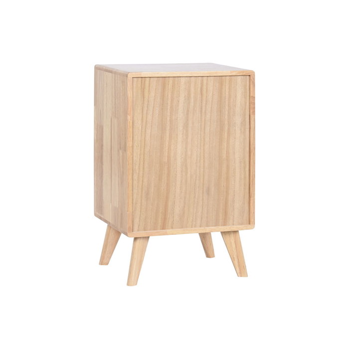DKD Home Decor Cajonera de Rubberwood y Ratán Natural