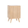 DKD Home Decor Cajonera de Rubberwood y Ratán Natural