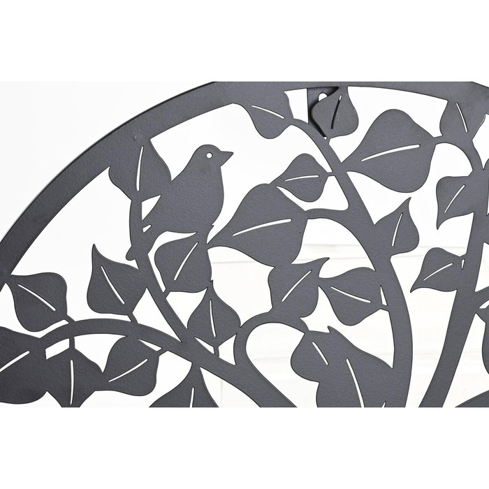 DKD Home Decor Decoración de Pared de Metal Árbol 40x40 cm Surtido de 2