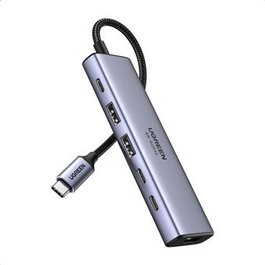 UGREEN Hub USB-C 6 en 1 Estación de Acoplamiento Carga Rápida Multi-dispositivo UGREEN 35999