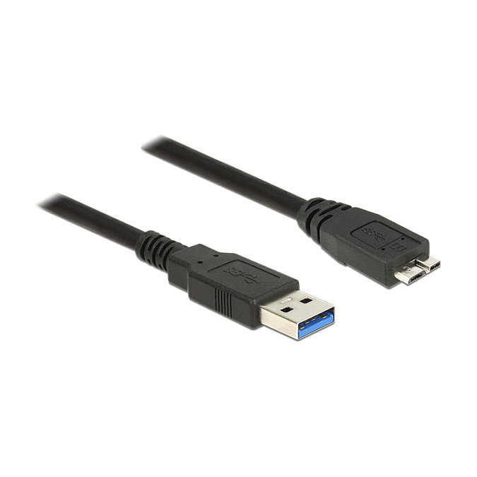 DeLOCK Cable USB 5 Gbps Tipo-A a Micro-B 0,5 m Negro DeLOCK Cable USB 5 Gbps Tipo-A a Micro-B 0,5 m Negro