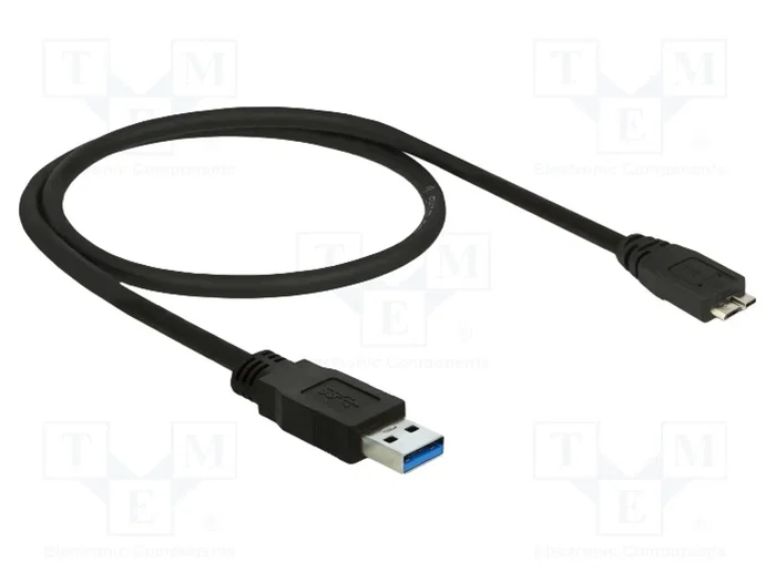 DeLOCK Cable USB 3.2 Gen 1 Tipo-A a Micro-B 0,5 m Negro DeLOCK Cable USB 3.2 Gen 1 Tipo-A a Micro-B 0,5 m Negro