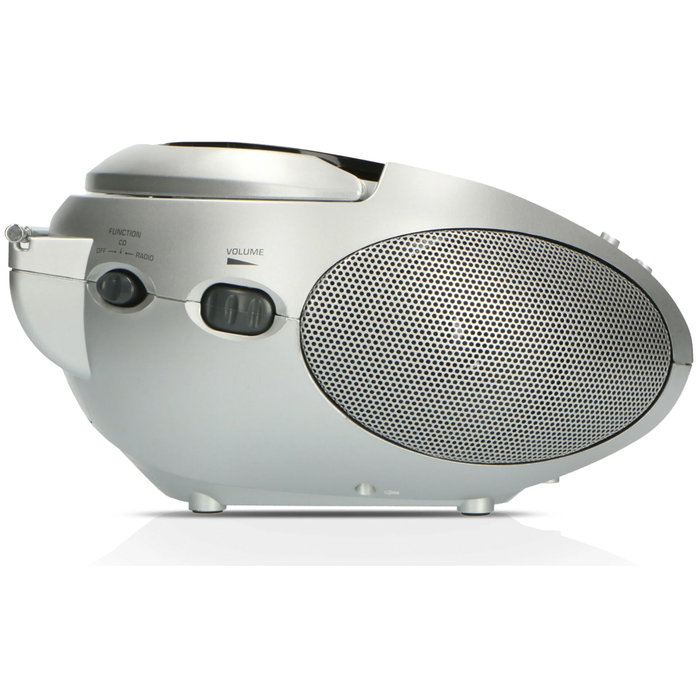 Lenco SCD-24 Radio FM y reproductor de CD negro/plata Lenco SCD-24 Radio FM y reproductor de CD negro/plata