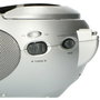 Lenco SCD-24 Radio FM y reproductor de CD negro/plata