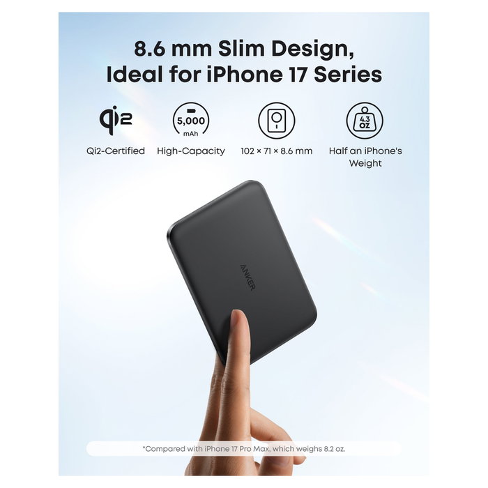 Anker Nano Powerbank 5000mAh 15W Slim Negro A1665