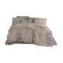 Aucune Juego de cama de 100% algodón reforzado, Beige, 220x240 cm