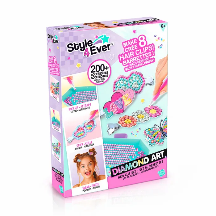 Canal Toys Estilo 4 Ever Juego de Pinzas para el Cabello con Diseño de Diamantes OPG 334 Canal Toys Estilo 4 Ever Juego de Pinzas para el Cabello con Diseño de Diamantes OPG 334