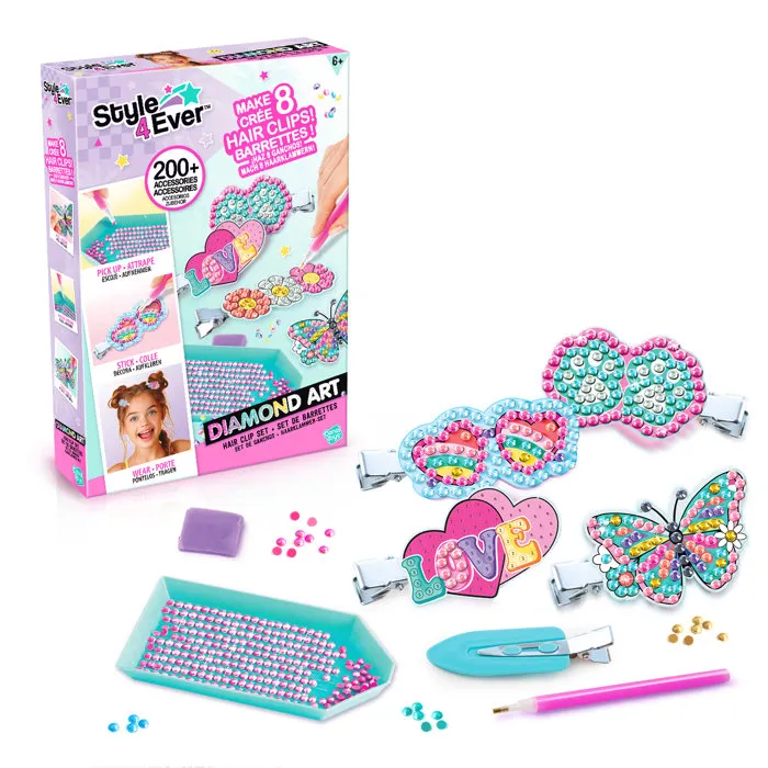 Canal Toys Estilo 4 Ever Juego de Pinzas para el Cabello con Diseño de Diamantes OPG 334 Canal Toys Estilo 4 Ever Juego de Pinzas para el Cabello con Diseño de Diamantes OPG 334