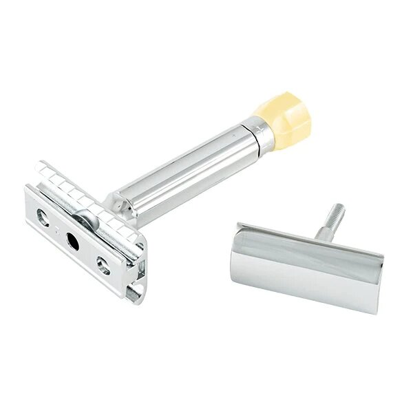 Merkur Razor con peine recto, brecha ajustable y mango corto Merkur Razor con peine recto, brecha ajustable y mango corto