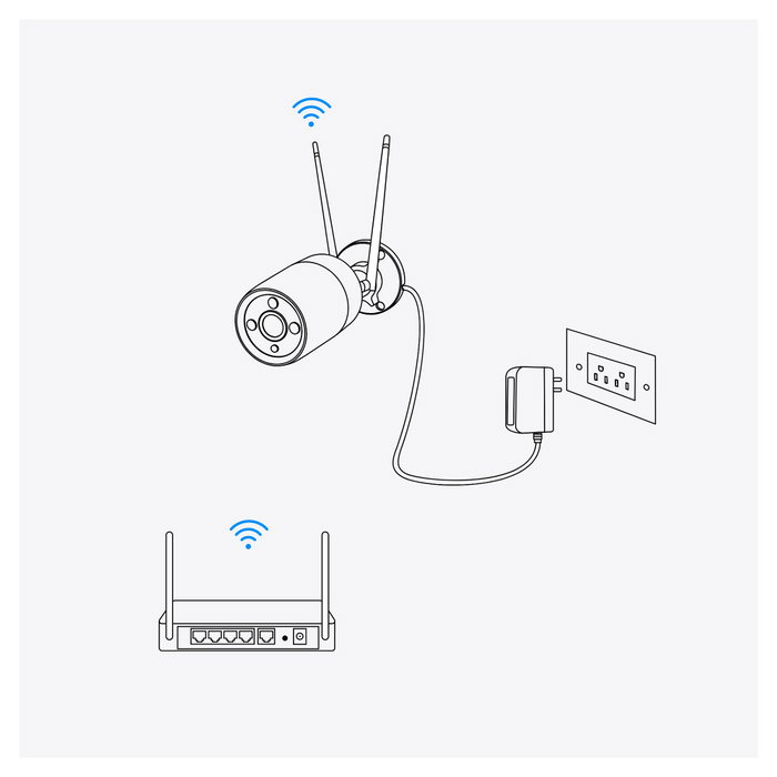 Reolink W430 Cámara de vigilancia 4K Wi-Fi 6 para exteriores