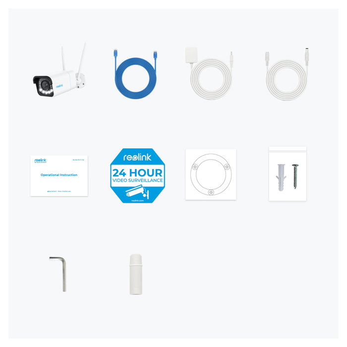 Reolink W430 Cámara de vigilancia 4K Wi-Fi 6 para exteriores