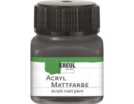Kreul Pintura acrílica mate gris grafito 20ml
