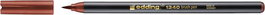 Rotulador Fibra Edding 1340 Brushpen Marron (Set de 10)