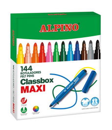 Rotulador Fibra Alpino Maxi Caja De 144