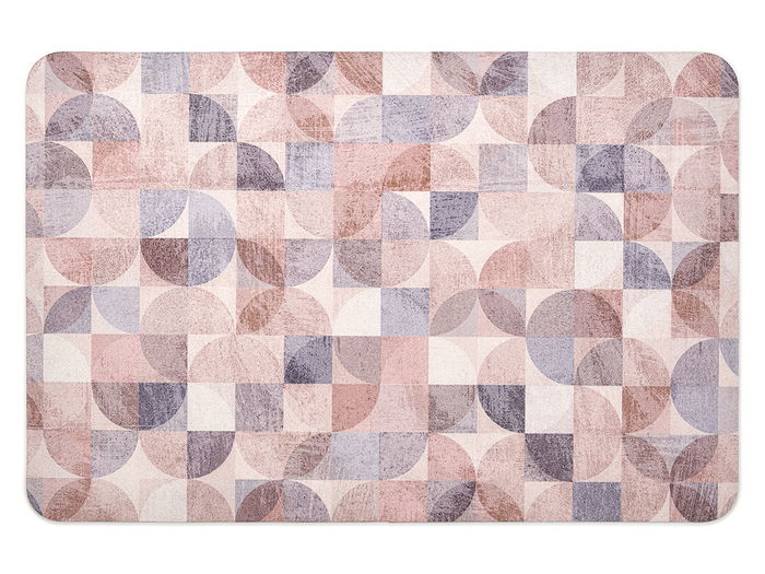 Kinvara Alfombra Cocina Mosaico Tierra 40 x 60 cm (Set de 24)