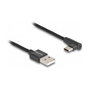 DeLOCK Cable USB 2.0 Tipo-A a USB Tipo-C™ 2 m Negro Angular