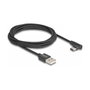 DeLOCK Cable USB 2.0 Tipo-A a USB Tipo-C™ 2 m Negro Angular