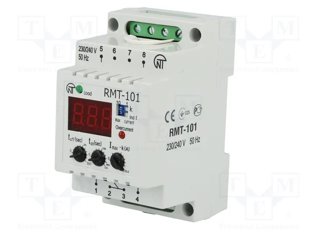NOVATEK ELECTRO RMT-101 Relé de monitorización de corriente AC 230VAC